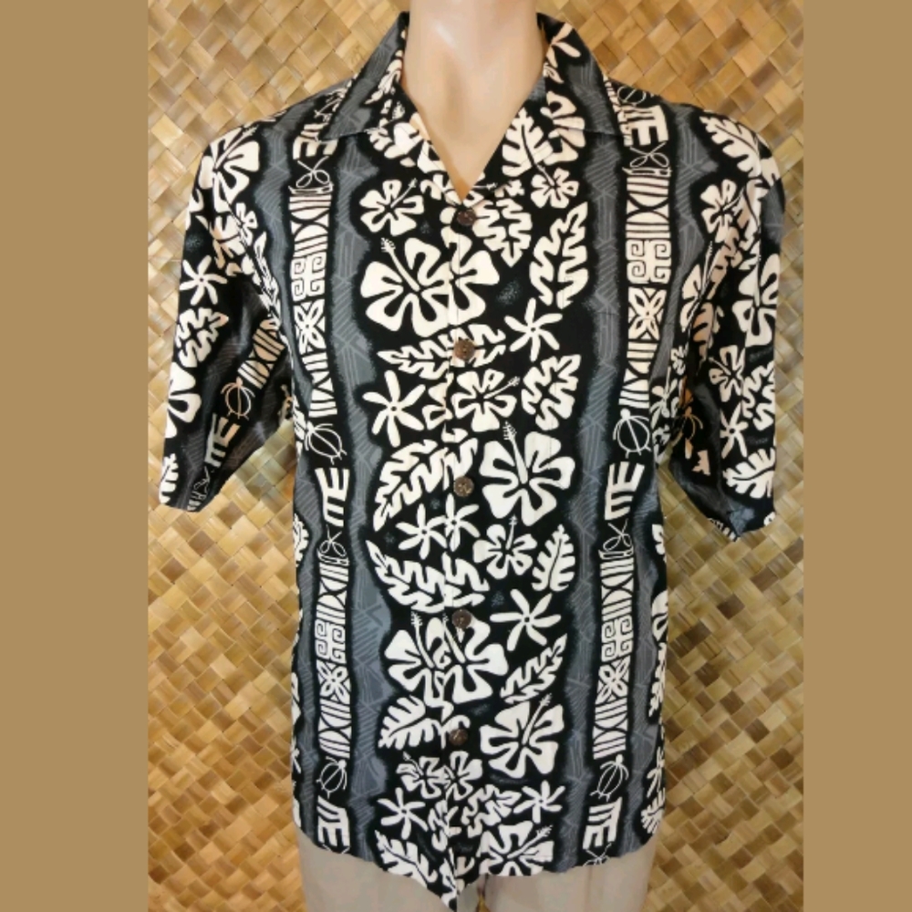HAWAIIAN RESERVE mens HAWAIIAN Shirt. Large